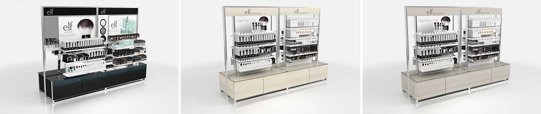 e.l.f. Cosmetic Display refinement